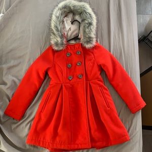 Cat and jack hooded pea coat